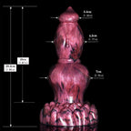 Dark Spirits 9 Inch Silicone Dog Knot Dildo - Tarisss Sex Toy Store