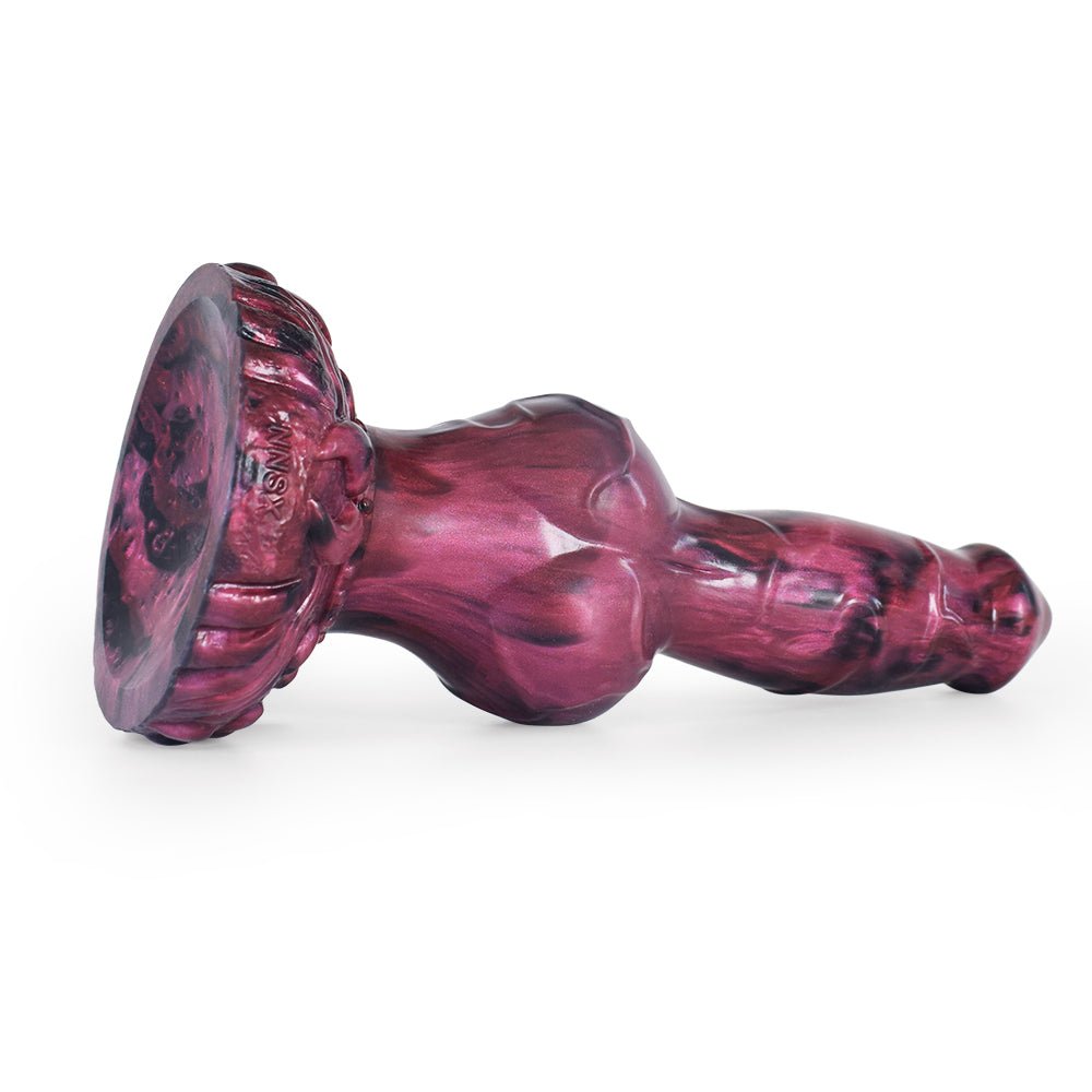 Dark Spirits 9 Inch Silicone Dog Knot Dildo - Tarisss Sex Toy Store