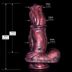Dark Spirits 9 Inch Silicone Dog Knot Dildo - Tarisss Sex Toy Store