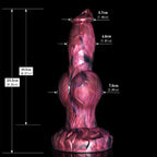 Dark Spirits 9 Inch Silicone Dog Knot Dildo - Tarisss Sex Toy Store