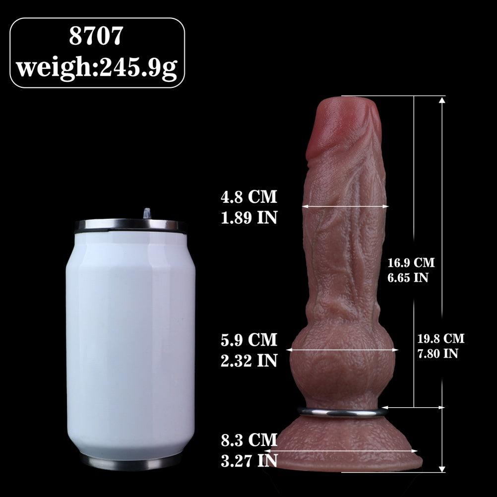 Ovipositor Dildo Realistic Silicone Fantasy Egg-Laying Sex Toy