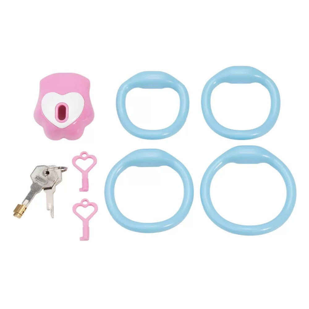 Heart Paw Protective Chastity Lock