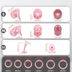 Butterfly Guardian Chastity Cage – Elegant Design, Comfortable Control & Customizable Wear