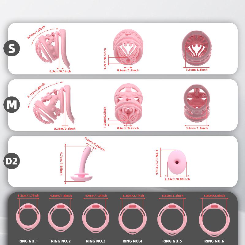Butterfly Guardian Chastity Cage – Elegant Design, Comfortable Control & Customizable Wear