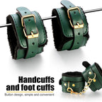 Deluxe Bondage Play Set with Leather Restraints and Accessories - Tarisss Sex Toy Store