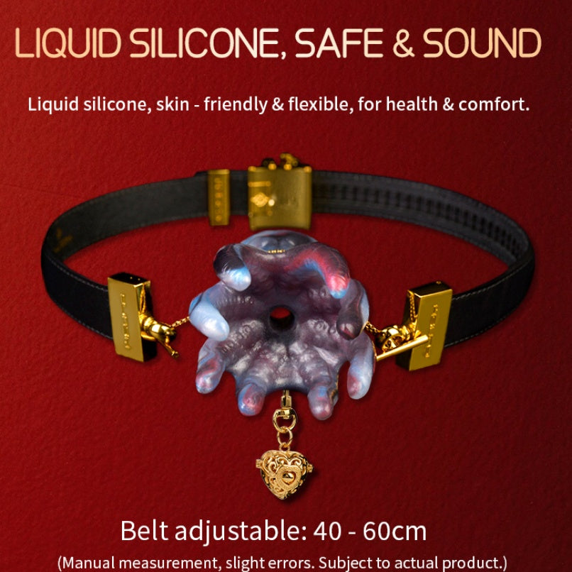 Fantasy Octopus Vertical Gag Bettie Bondage Kit – Liquid Silicone Strap-On Oral Sex Toy