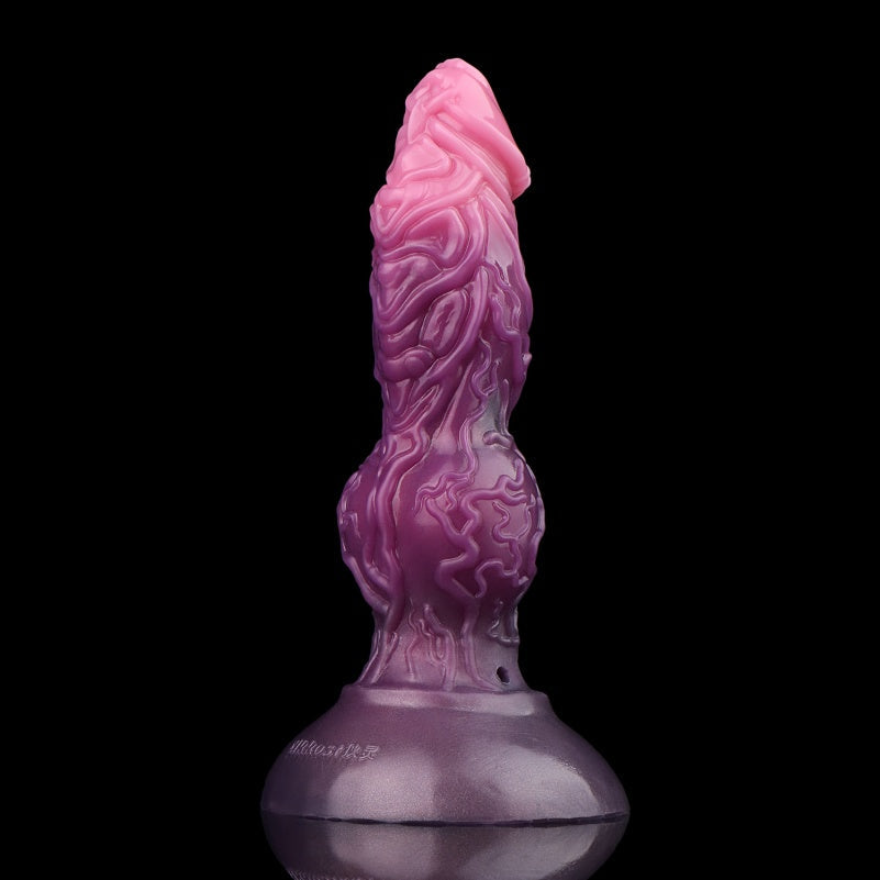Domlust Purple Dragon Dildo – Inflatable Silicone Monster Dildo for Fantasy Fetish Play