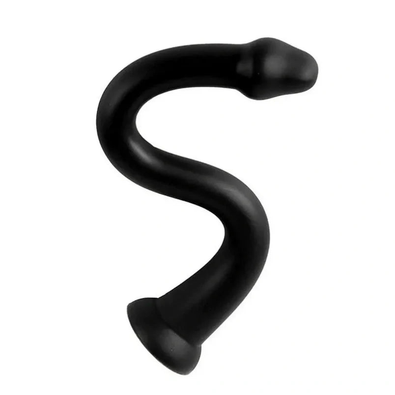 Extra Long Black Alien Dildo Butt Plug - Monsterdildo Deep Vaginal Women Masturbation