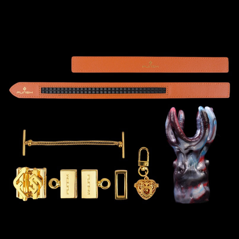 Fantasy Octopus Vertical Gag Bettie Bondage Kit – Liquid Silicone Strap-On Oral Sex Toy