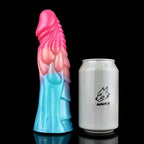 Neon Silicone Fantasy Penis Sleeve - Dragondildo Male Cocksleeve Extender Pegging Sex