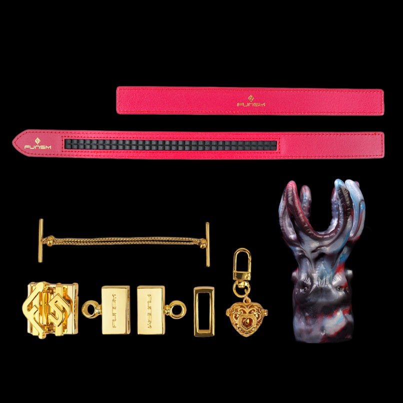Fantasy Octopus Vertical Gag Bettie Bondage Kit – Liquid Silicone Strap-On Oral Sex Toy