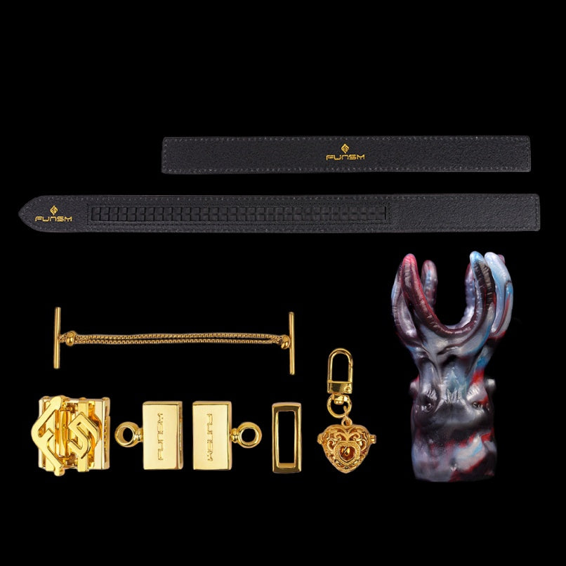 Fantasy Octopus Vertical Gag Bettie Bondage Kit – Liquid Silicone Strap-On Oral Sex Toy