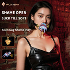 Strap-on Silicone Monster Vertical Ballgag – Extreme Restraints Female Oral Training Toy