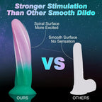 Spiral Silicone Anal Dildo & Butt Plug | Platinum-Cured Monster Dildo for G-Spot & Anal Fetish Play – Domlust