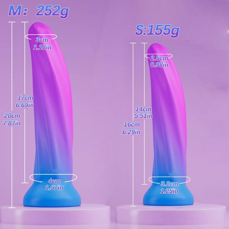 Spiral Silicone Anal Dildo & Butt Plug | Platinum-Cured Monster Dildo for G-Spot & Anal Fetish Play – Domlust