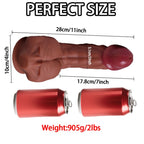 S-Shaped Fantasy Monster Dildo – Platinum Silicone | 11 Inch Alien Dildo G-Spot & P-Spot Curve