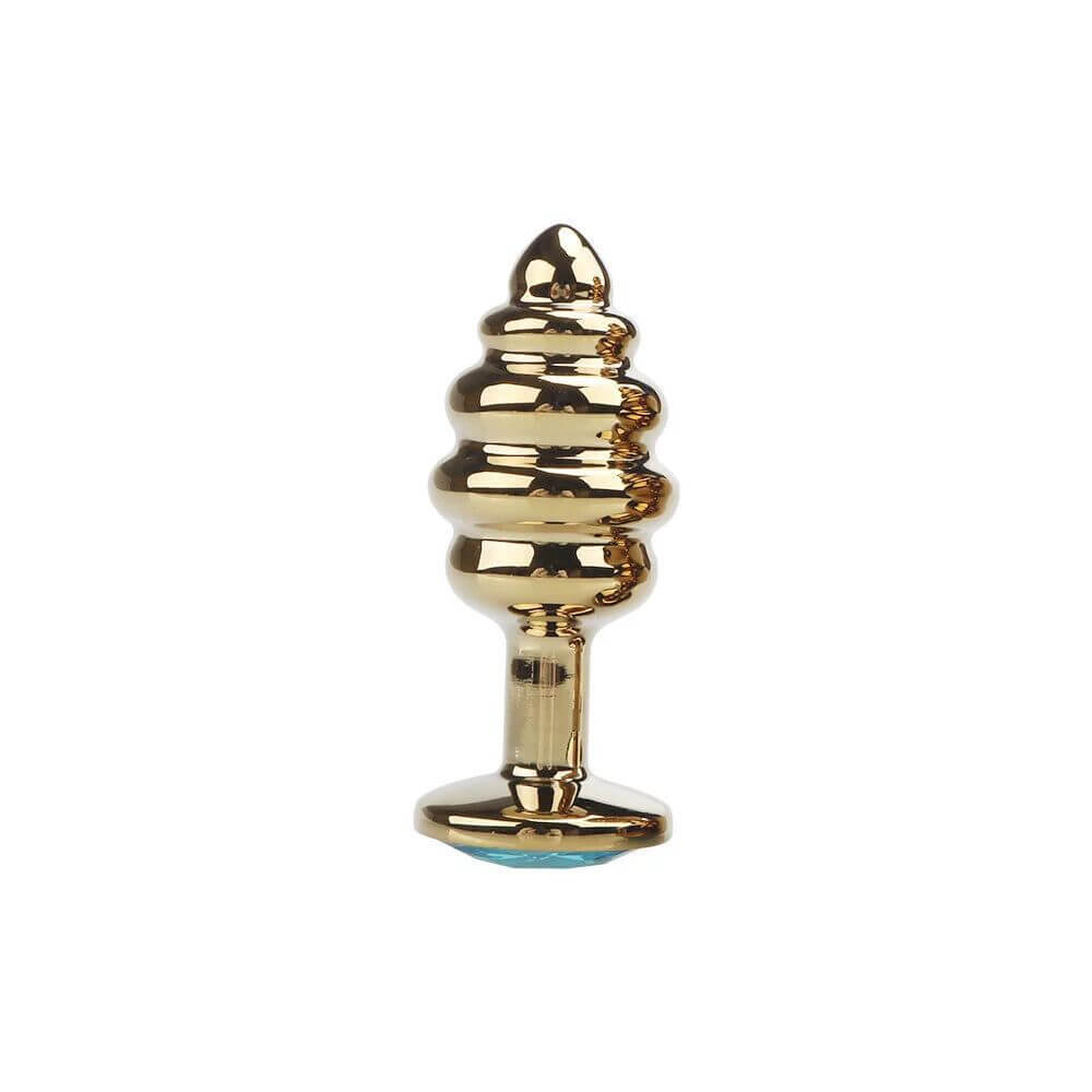 Diamond Metal Butt Plug with Threaded Design - Tarisss Sex Toy Store