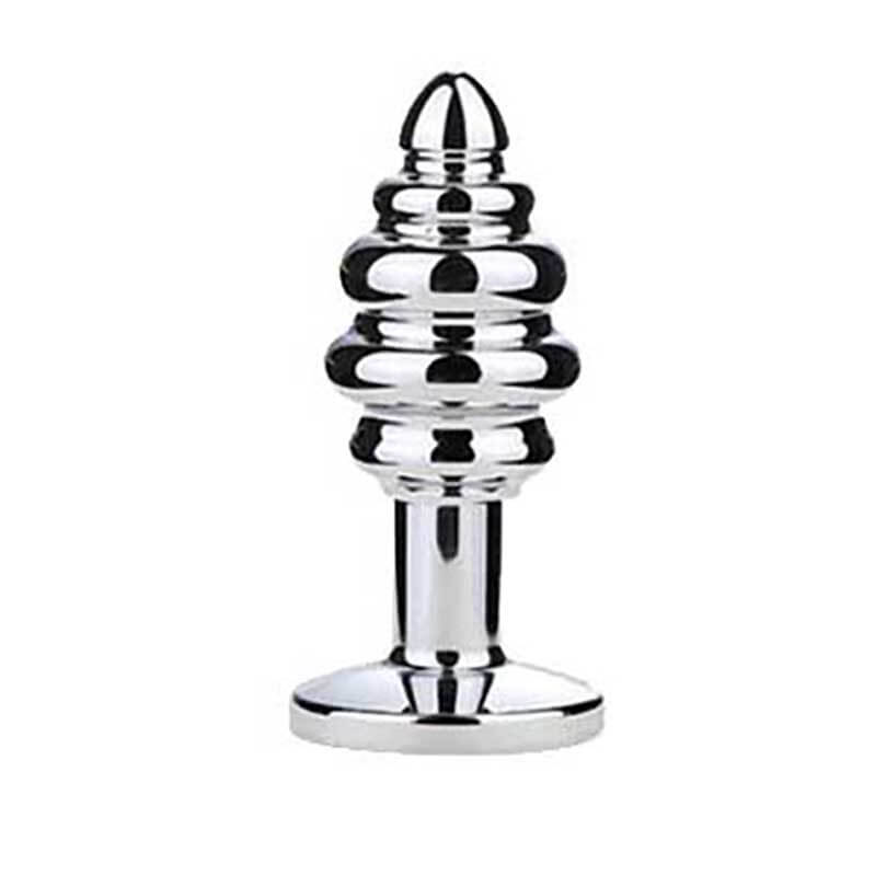 Diamond Metal Butt Plug with Threaded Design - Tarisss Sex Toy Store
