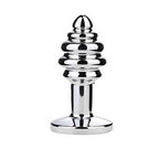 Diamond Metal Butt Plug with Threaded Design - Tarisss Sex Toy Store