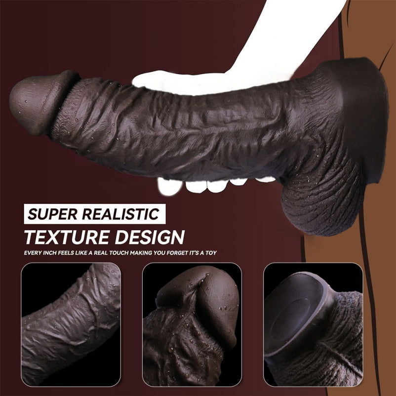 Domlust Onyx Colossus – Giant Black Fist Dildo | 13" Platinum Silicone Suction Cup