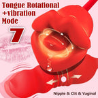 Double End Dildo Thrusting Clitoral Vibrator - G-spot Clit Stimulator Oral Sex Toys for Women Gift
