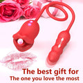 Double End Dildo Thrusting Clitoral Vibrator - G-spot Clit Stimulator Oral Sex Toys for Women Gift