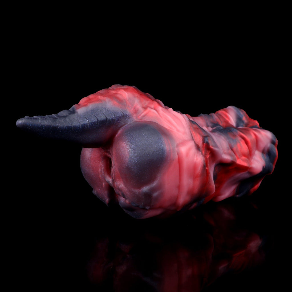 Purple Mist Silicone Dragon Pocket Pussy – Fantasy Beast Alien Masturbator for Male Sex Toys