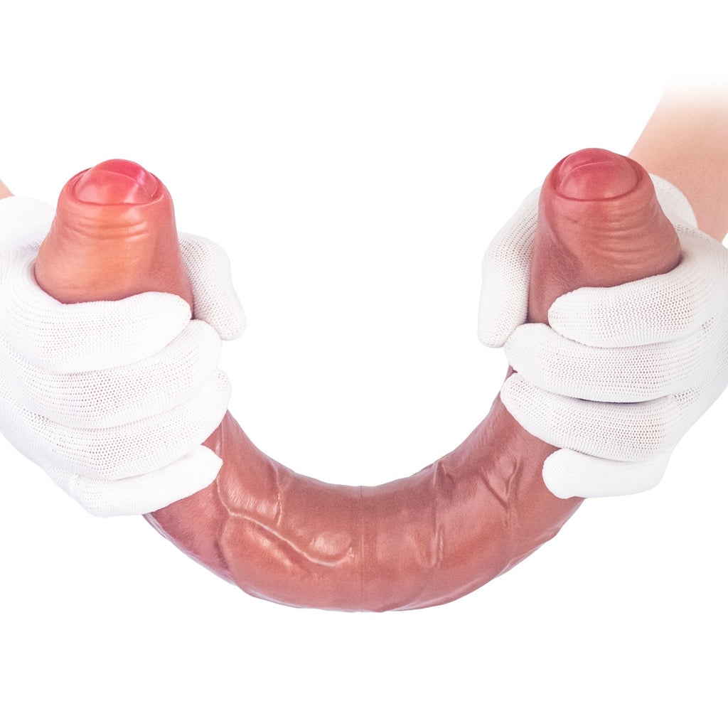 Double - Ended Realistic Silicone Dildo - Tarisss Sex Toy Store