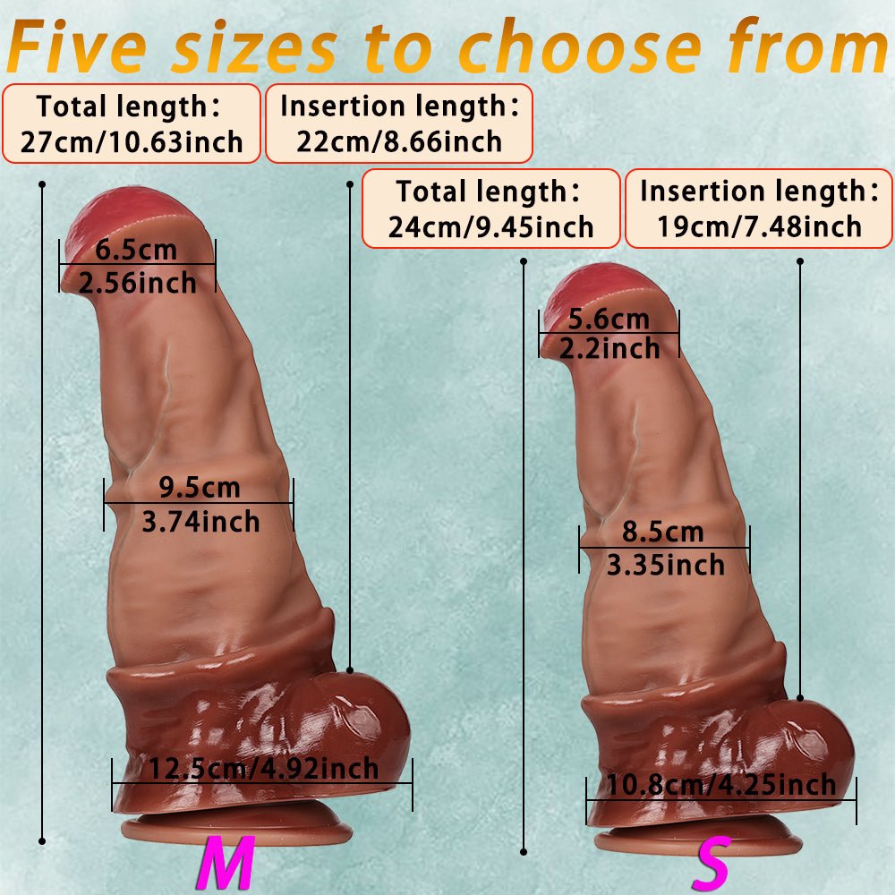 Double Realistic Silicone Dildo - Tarisss Sex Toy Store