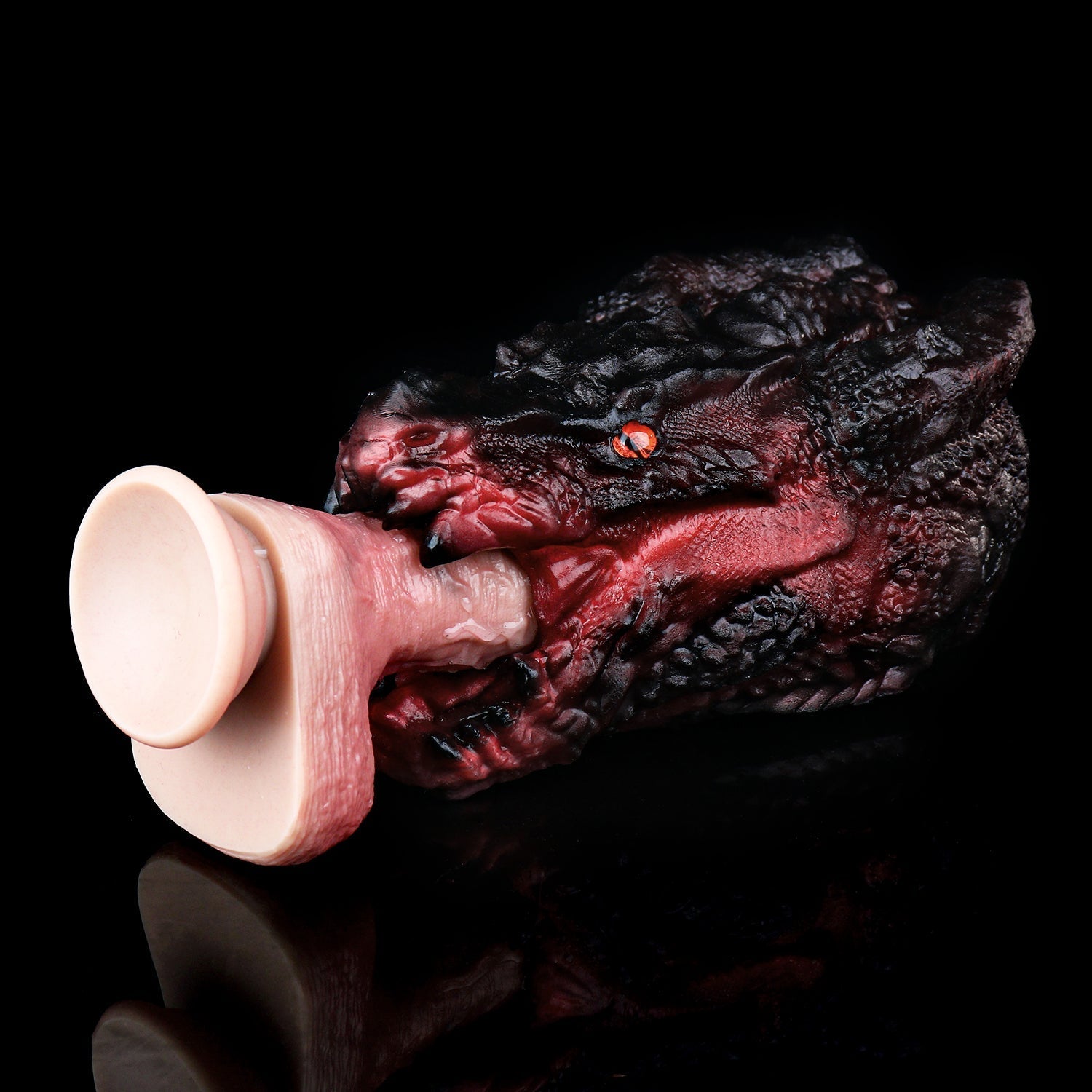 Dragon Head Fantasy Dildo with Realistic Texture - Tarisss Sex Toy Store