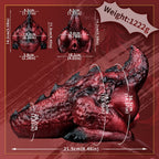 Dragon - Themed Textured Silicone Masturbator Cup with Scaled Exterior - Tarisss Sex Toy Store