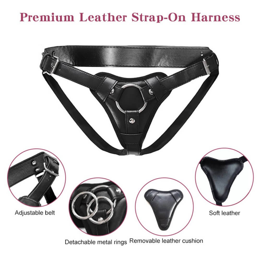 Draven - Leather Strap On Harness