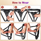 Draven - Leather Strap On Harness