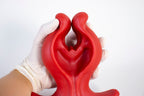Dual - Arm Textured Silicone Anal Plug with Suction Base - Tarisss Sex Toy Store