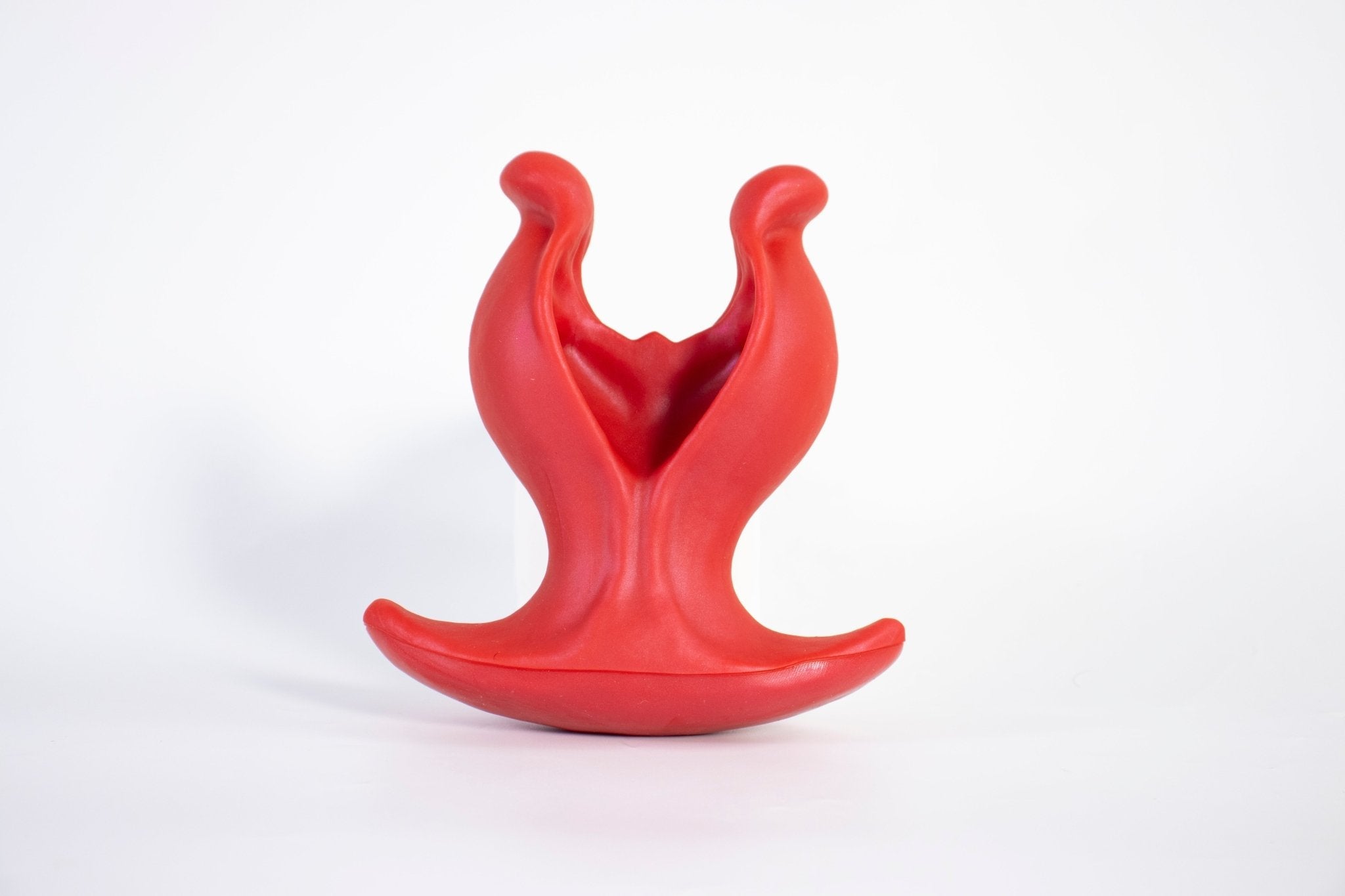 Dual - Arm Textured Silicone Anal Plug with Suction Base - Tarisss Sex Toy Store