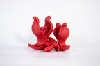 Dual - Arm Textured Silicone Anal Plug with Suction Base - Tarisss Sex Toy Store