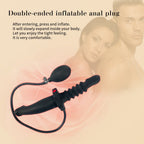 Dual - Ended Inflatable Anal Plug & Prostate Massager - Tarisss Sex Toy Store