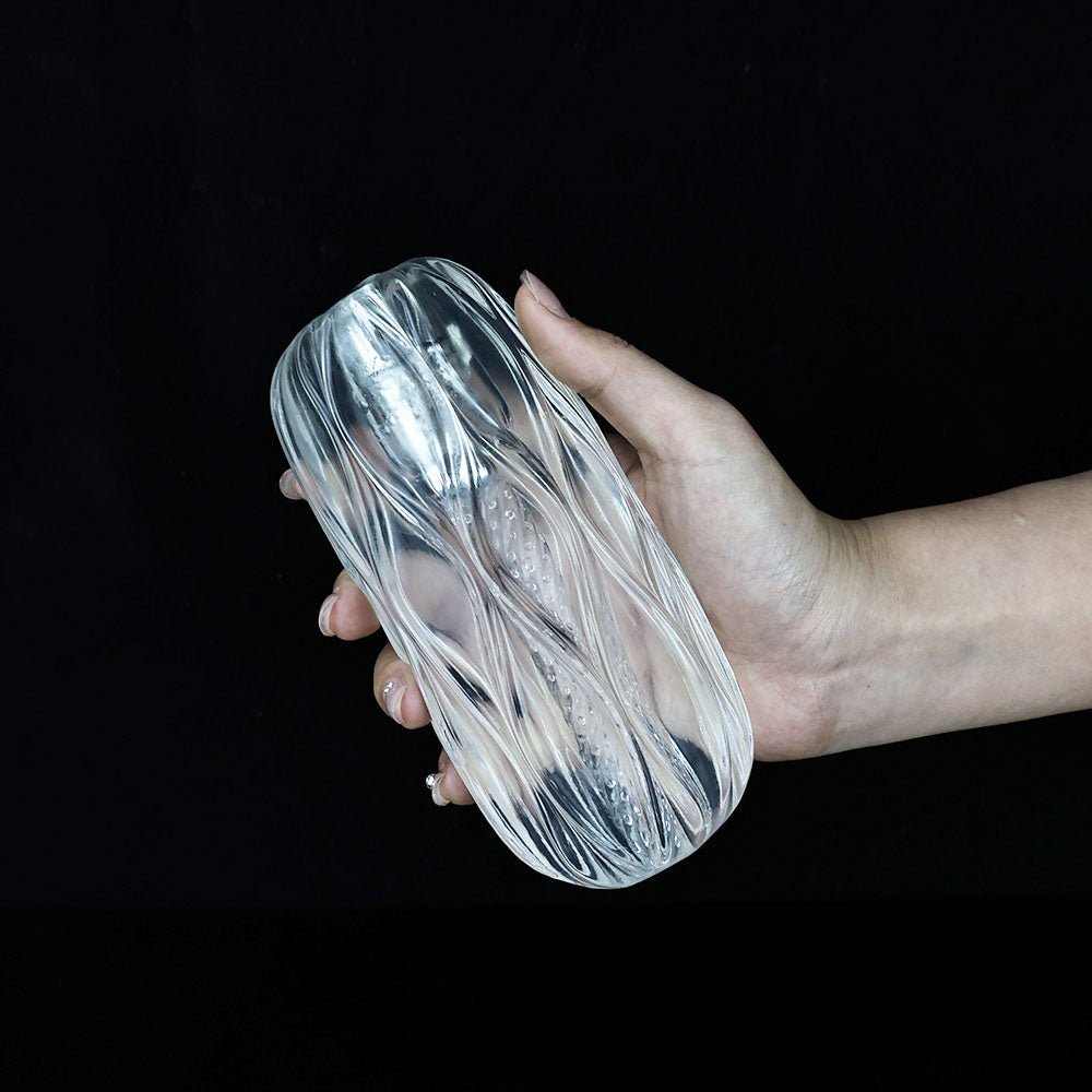 Dual - Sided Transparent Silicone Masturbator Cup - Tarisss Sex Toy Store