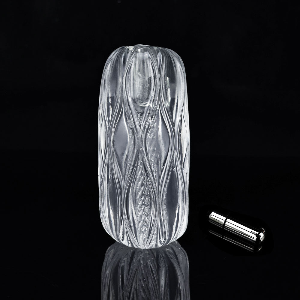 Dual - Sided Transparent Silicone Masturbator Cup - Tarisss Sex Toy Store