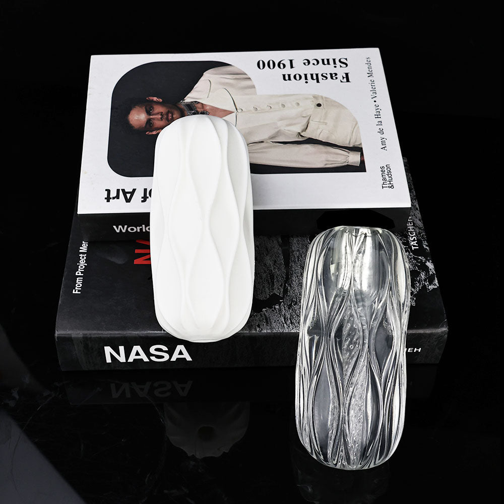 Dual - Sided Transparent Silicone Masturbator Cup - Tarisss Sex Toy Store