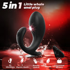Dual - Stimulation Prostate Massager with Perineum Arm - Tarisss Sex Toy Store