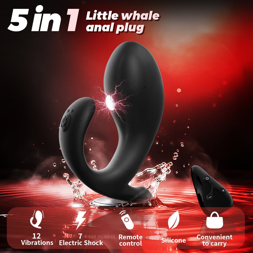 Dual - Stimulation Prostate Massager with Perineum Arm - Tarisss Sex Toy Store