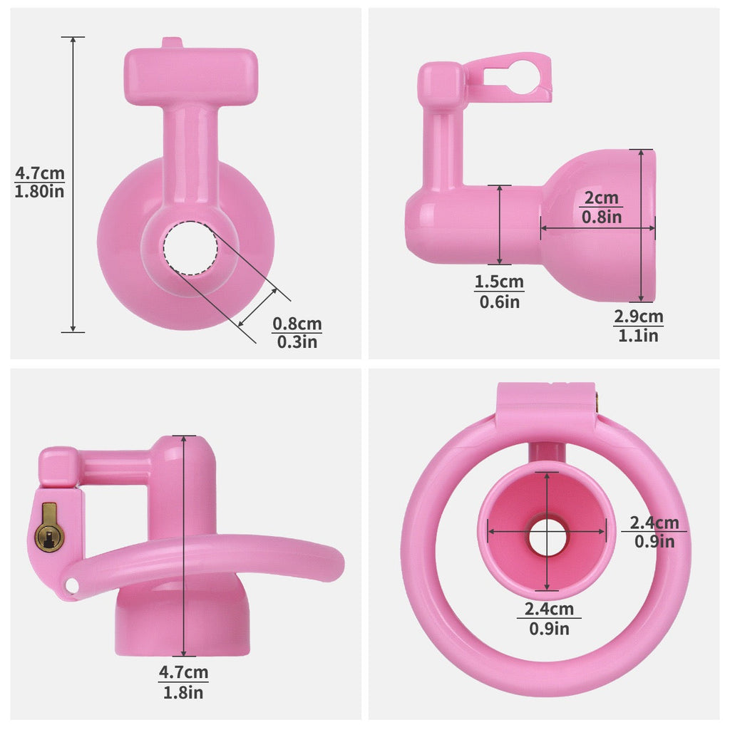 Inverted Negative Resin Cage – Precision Control | 4 Ring Sizes