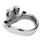Metal Male Chastity Cage with Interchangeable Ring Attachments K16