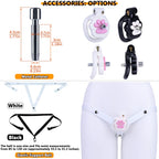 Aesthetic Neko Cat Paw Flat Chastity Cage – Playful Anime-Inspired Design