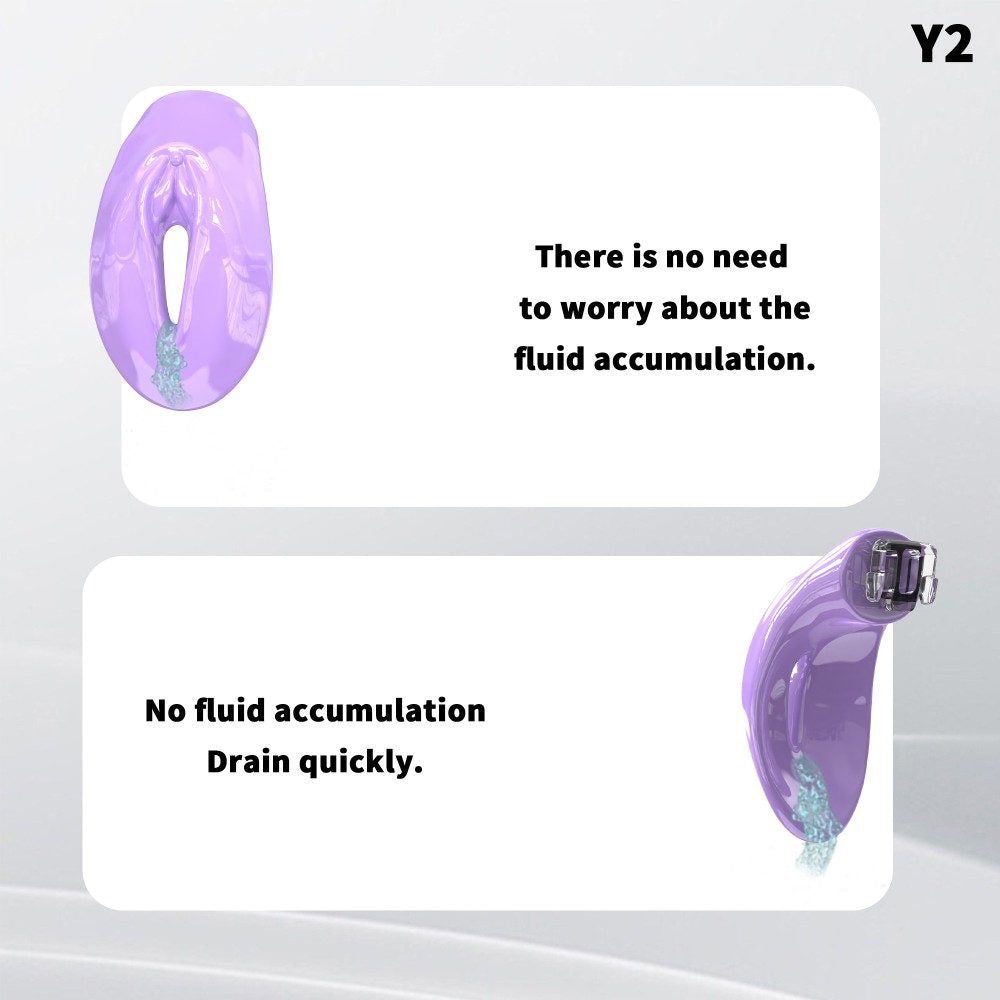 Fufu Clip Resin Sissy Chastity Cage