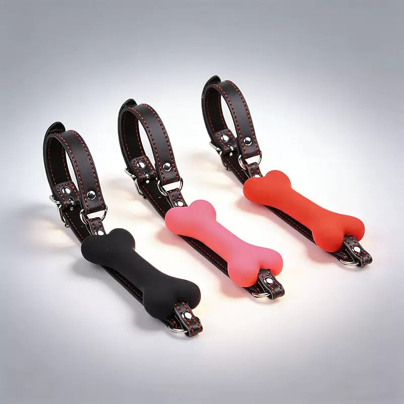 Silicone Bone Gag Collection | Soft Silicone Bone Design with Adjustable Strap System
