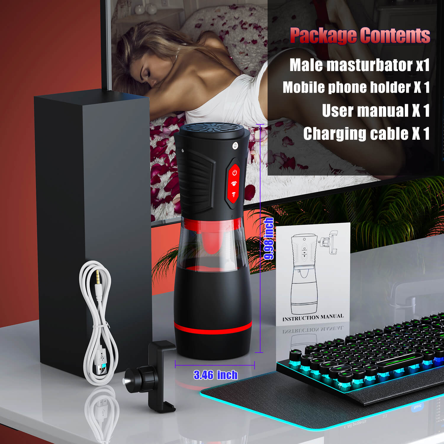Electric Male Masturbator - Tarisss Sex Toy Store