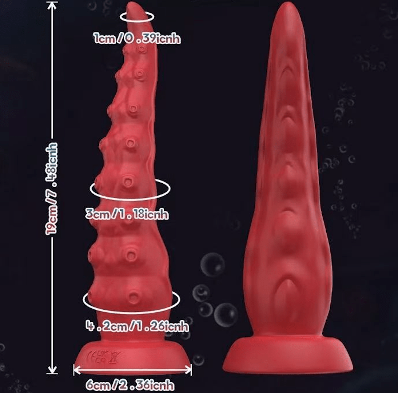 Electric Thrusting Textured Silicone Dildo with Suction Cup - Tarisss Sex Toy Store