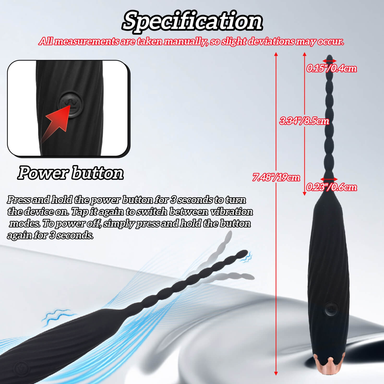 Electric Urethral Sound - Tarisss Sex Toy Store